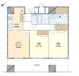 ラ・トゥール新宿 16F3 間取り図