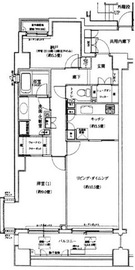 オリンピアード麻布霞坂 6階 間取り図