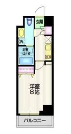 ベルティス渋谷 604 間取り図