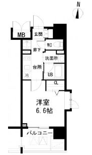 プライムアーバン錦糸公園 1004 間取り図