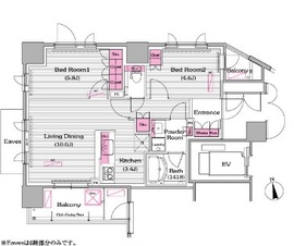 プライムアーバン新宿夏目坂タワーレジデンス 401 間取り図