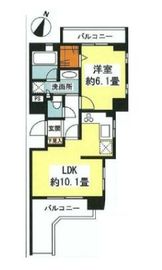 リバーレ自由が丘 702 間取り図