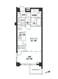 クレッセント東京ビュータワー 401 間取り図