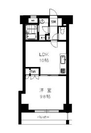 シティプラザ恵比寿 6階 間取り図