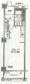 アクティ目黒駅前 1号棟 506 間取り図