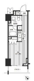 レジディア渋谷 503 間取り図