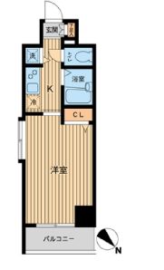 HF東神田レジデンス 501 間取り図