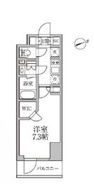 レジディア新御徒町2 702 間取り図