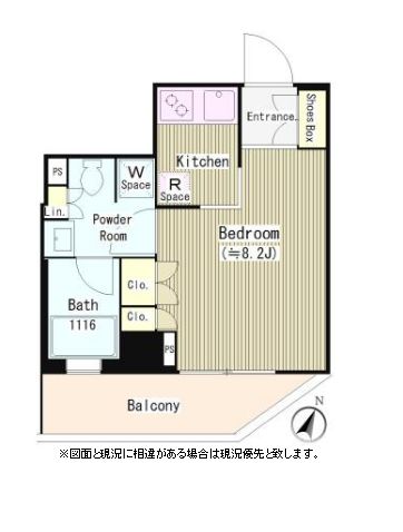 ソラーニ目黒不動前 102 間取り図