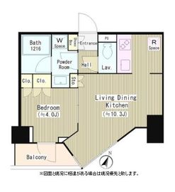 ソラーニ目黒不動前 203 間取り図