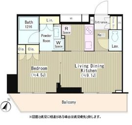 ソラーニ目黒不動前 202 間取り図