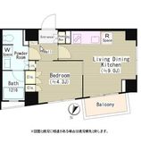 ソラーニ目黒不動前 205 間取り図