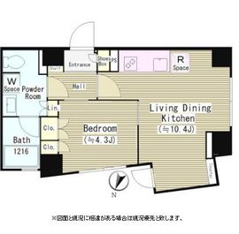 ソラーニ目黒不動前 104 間取り図