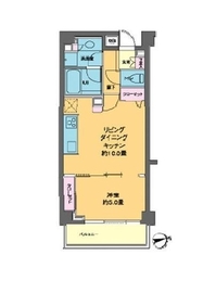 カスタリア高輪台2 405 間取り図