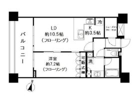 レクセル高田馬場 5階 間取り図