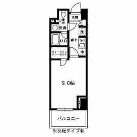 レジディア杉並方南町 103 間取り図