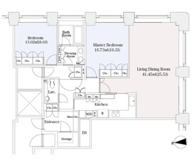 恵比寿ガーデンテラス壱番館 2607 間取り図