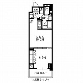 レジディア杉並方南町 515 間取り図