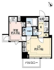 プレール・ドゥーク東新宿3 12階 間取り図