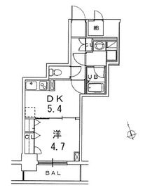 銀座レジデンス伍番館 305 間取り図