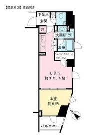 ピアース初台センティア 2階 間取り図