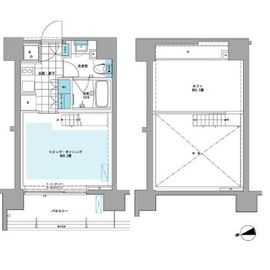 プライムアーバン芝浦LOFT 507 間取り図