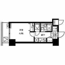 レジディア文京本郷2 704 間取り図