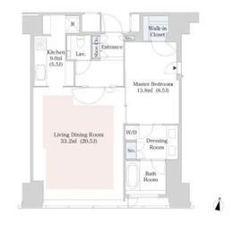 ラ・トゥール新宿 2910 間取り図