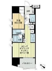 ライオンズ千代田三崎町 11階 間取り図