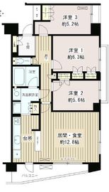 クラッサ目黒かむろ坂 308 間取り図