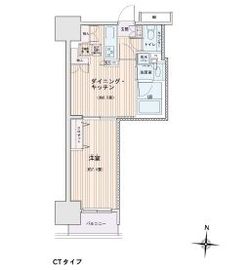 エスティメゾン錦糸町2 804 間取り図