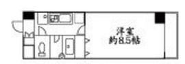 ヒューリックレジデンス参宮橋 502 間取り図