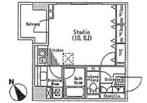 パークハビオ京橋 1306 間取り図