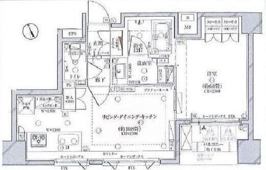 グリーンパーク千代田淡路町 7階 間取り図