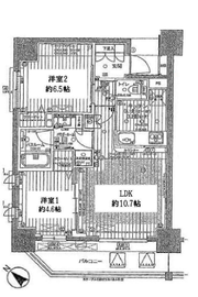 パレステージ神田 6階 間取り図