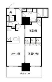 ルミナリータワー池袋 18階 間取り図