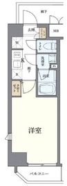 アルティザ東麻布 5階 間取り図