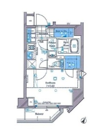 アルティザ東麻布 3階 間取り図