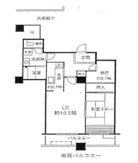 晴海ビュータワー（晴海アイランドトリトンスクエアビュータワー） 13階 間取り図