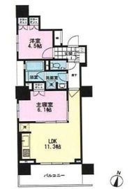 ローレルアイ千代田淡路町 16階 間取り図