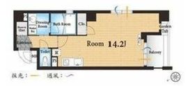 ナビールコート麻布台 302 間取り図