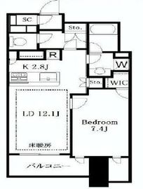 スカイズタワー＆ガーデン 22階 間取り図