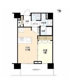 ラコント都立大学 2階 間取り図