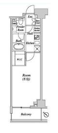 グレイスコート目黒 5階 間取り図