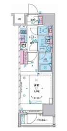 ジェノヴィア麻布十番グリーンヴェール 9階 間取り図