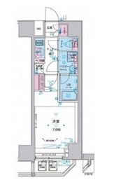 ジェノヴィア麻布十番グリーンヴェール 4階 間取り図