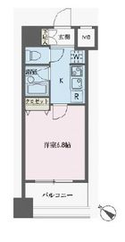 ドゥーエ新川 406 間取り図