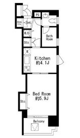 プライムアーバン日本橋茅場町 1210 間取り図