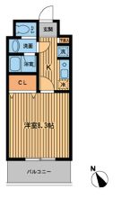 プライムアーバン門前仲町 709 間取り図