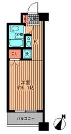 プライムアーバン勝どき 206 間取り図